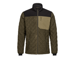 Entire Gesteppte Fleecejacke 1326-143 Forest Green / Schwarz 5320