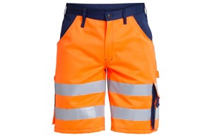 Shorts 6501-770 EN 20471 / Kl.1, orange/marine 1006