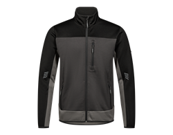 Entire Midlayer-Cardigan 8327-238 Anthrazit Grau / Schwarz 7920