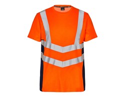 Safety T-shirt S/S Orange/Blue Ink 9544-182 (10165)