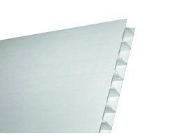 Bauwandplatte SK (PP) 10 mm weiss, Format 240 x 210 cm