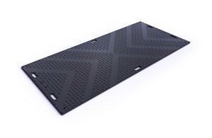 Euromat Bodenschutzplatte schwarz, Format 120 x 240 cm