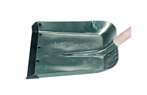 Wegmacherschaufel Alu mit Federstahlmesser, Breite 300 mm, inkl. Stiel