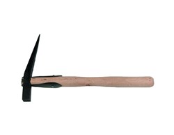 Dachziegel-Spitzhammer mit Stiel, Kopfgewicht 300 g