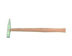 Plattenlegerhammer flach (hartmetallbestückt) mit Stiel 28 cm
