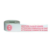 Warnband "Achtung Gasleitungen" B=10 cm L=250 m