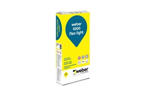 Weber 1000 flex light, Leichtflex Klebemörtel