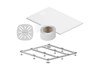 GABAG Duschenwanne Eiger, Set 3, grau