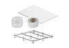 GABAG Duschenwanne Eiger, Set 3, grau