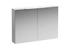 KELA Spiegelschrank BASE, weiss matt