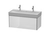 DURAVIT Unterbau XSQUARE, weiss matt