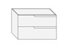 INDA Seitenschrank PRESTIGE CLASSIC, Holzlaminat
