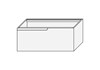 INDA Seitenschrank PRESTIGE CLASSIC, Holzlaminat