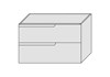 INDA Seitenschrank PRESTIGE CLASSIC, Holzlaminat