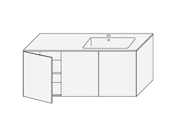 Waschtischkombination Set Perfetto