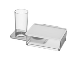 Glashalter Liv und Feuchttuch-/Utensilienbox