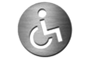 Piktogramm Serafini Rollstuhl