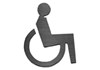 SERAFINI Piktogramm SERAFINI Rollstuhl, ohne Farbe