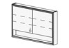 FRAMO Spiegelschrank Vista Box 120, Modern Standard