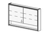 FRAMO Spiegelschrank Vista Box 130, Modern Standard