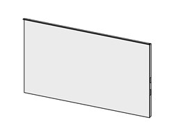 Spiegelwand Linea Led 150 cm