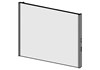 FRAMO Spiegelwand Doppio LED 100 cm, ohne Farbe