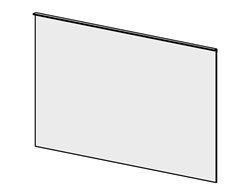 Spiegelwand Linea Led 120 cm