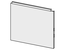 Spiegelwand Viva New Gen. LED 90cm