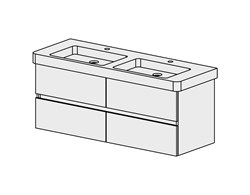 Unterbau Subway 2-Maxi 130 cm