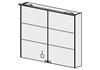 FRAMO Spiegelschrank COOL, Modern Standard