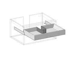 Innenschublade mit Sifonausschnitt